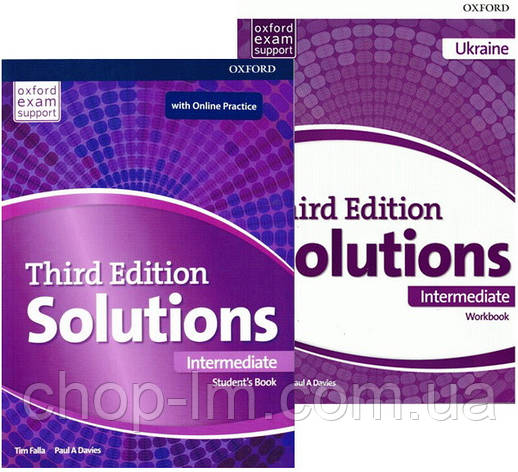 Комплект Solutions Third Edition Intermediate Student's Book with Online Practice + Workbook (for Ukraine), фото 1