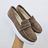 Жіночі зимові лофери на низькому ходу з 34 по 42 розміри, фото 2