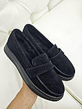 Жіночі зимові лофери на низькому ходу з 34 по 42 розміри, фото 3
