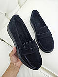 Жіночі зимові лофери на низькому ходу з 34 по 42 розміри, фото 5