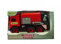 Мусоровоз "Middle truck" (красный) [tsi41046-TCI]