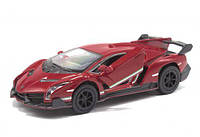 Машинка KINSMART "Lamborghini Veneno" (бордовая) [tsi115368-TCI]