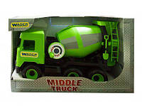 Бетономешалка "Middle truck" (зеленая) [tsi41416-TCI]