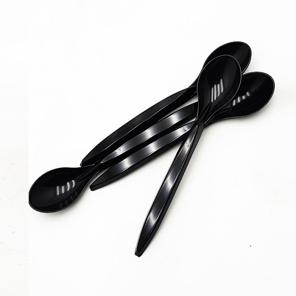 Ложка чайна чорна ПРЕМІУМ 100шт, фото 1
