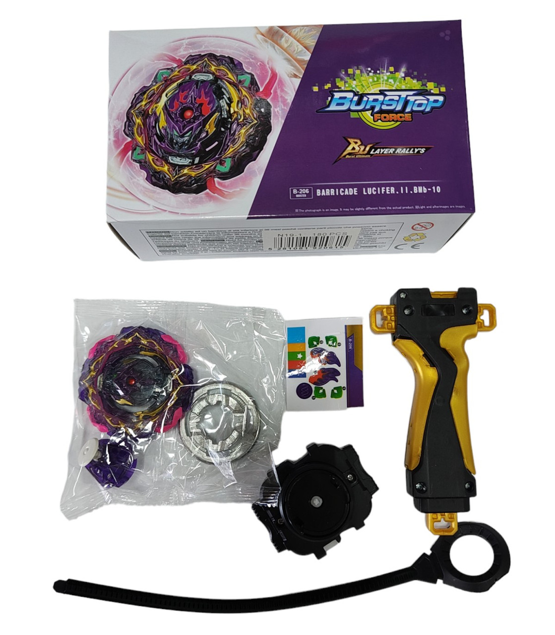 Beyblade Бейблейд Люцифер Barricade Lucifer B-206, фото 1
