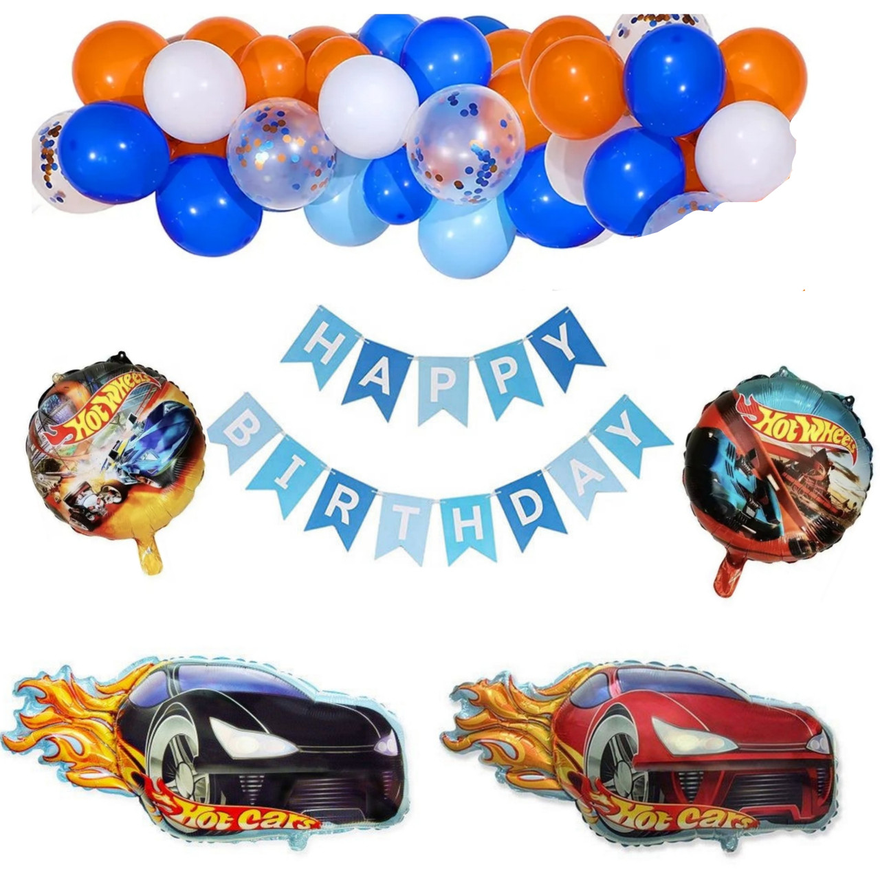 Фотозона з кульок Hot Wheels | Для хлопчика