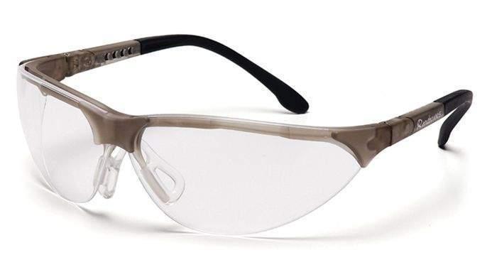 Окуляри захисні Pyramex Rendezvous Crystal Gray (clear) Anti-Fog, прозорі в сірій напівпрозорій оправі