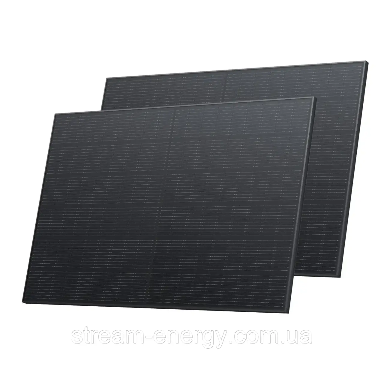 Набір сонячних панелей EcoFlow 2*400 Solar Panel Стаціонарні, фото 1