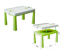 Пластиковый стол с насадкой для аэрохоккея (салатовый) [tsi121173-TCI]