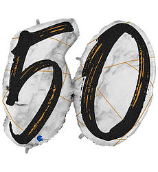 Кулька Цифра "50", Італія, розмір 73х60 см, колір - чорний