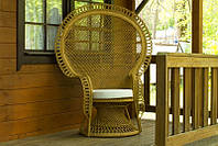 Кресло Мавлин CRUZO натуральный ротанг светло-коричневый kr0420 DR, код: 1925262