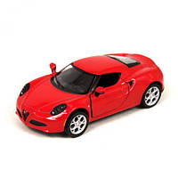 Машинка KINSMART "Alfa Romeo 4C" (красная) [tsi122896-TCI]