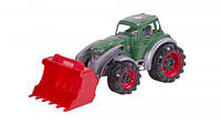 Трактор погрузчик (зеленый) [tsi124657-TCI]