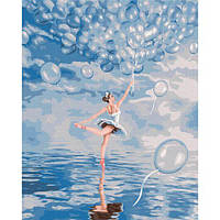 Картина по номерам "Голубая балерина" [tsi199388-TCI]