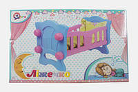 Кроватка для куклы "Технок" (розово-голубая) [tsi35773-TCI]
