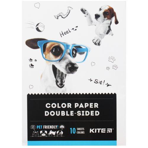 Кольоровий папір А5 "Dogs", 10 кольорів [tsi188154-ТSІ] - фото 1 - id-p1929729376