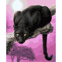 Картина по номерам "Черная пантера" 40х50 см [tsi205371-TCI]