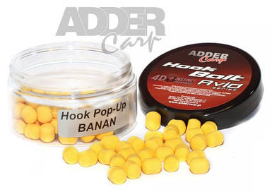 Плавальні бойли Adder Carp Hook Boilies Avid Pop-Up Dumbell 8/10 мм/90 мл Банан