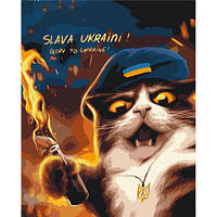 Картина по номерам "Котик повстанец ©Марианна Пащук" [tsi196640-TCI]