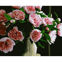 Картина по номерам "Розовые пионы" [tsi206024-TCI]