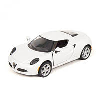 Машинка KINSMART "Alfa Romeo 4C" (белая) [tsi122899-TSI]