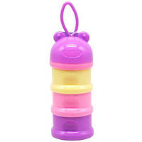 Контейнер для детских смесей фіолетовий,жовтий,рожевий [tsi193364-TCI]