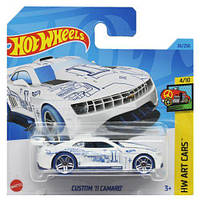 Машинка "Hot Wheels: Custom 11 Camaro White" (оригинал) [tsi216873-ТSІ]