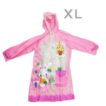 Дитячий дощовик, рожевий XL [tsi189533-TCI]
