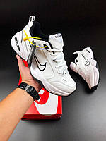 Мужские кроссовки Nike Air Monarch (белые) весенне-осенние стильные спортивные кроссы В11682 cross