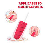 Вібратор "Морозиво" 10X Popsicle Vibrator USB - Рожевий - Вібратори, фото 3