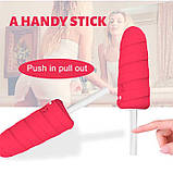 Вібратор "Морозиво" 10X Popsicle Vibrator USB - Рожевий - Вібратори, фото 7