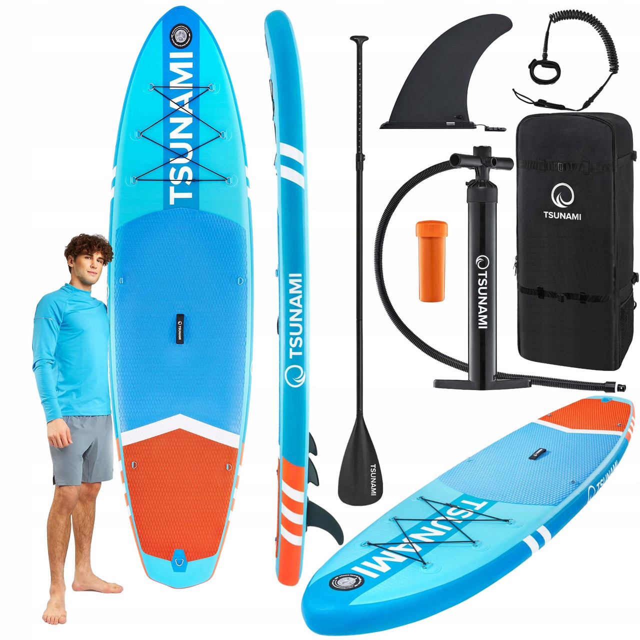 Надувна SUP дошка TSUNAMI 320 см з веслом Lagoon T02