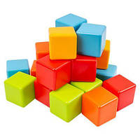 Игровой набор пластиковых кубиков, 20 шт [tsi211962-TCI]