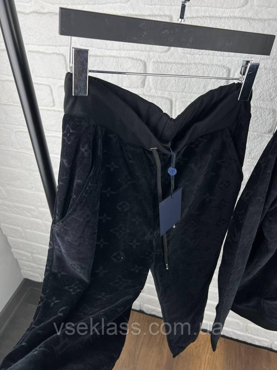" М " Louis Vuitton бархатный модный женский спортивный костюм ...