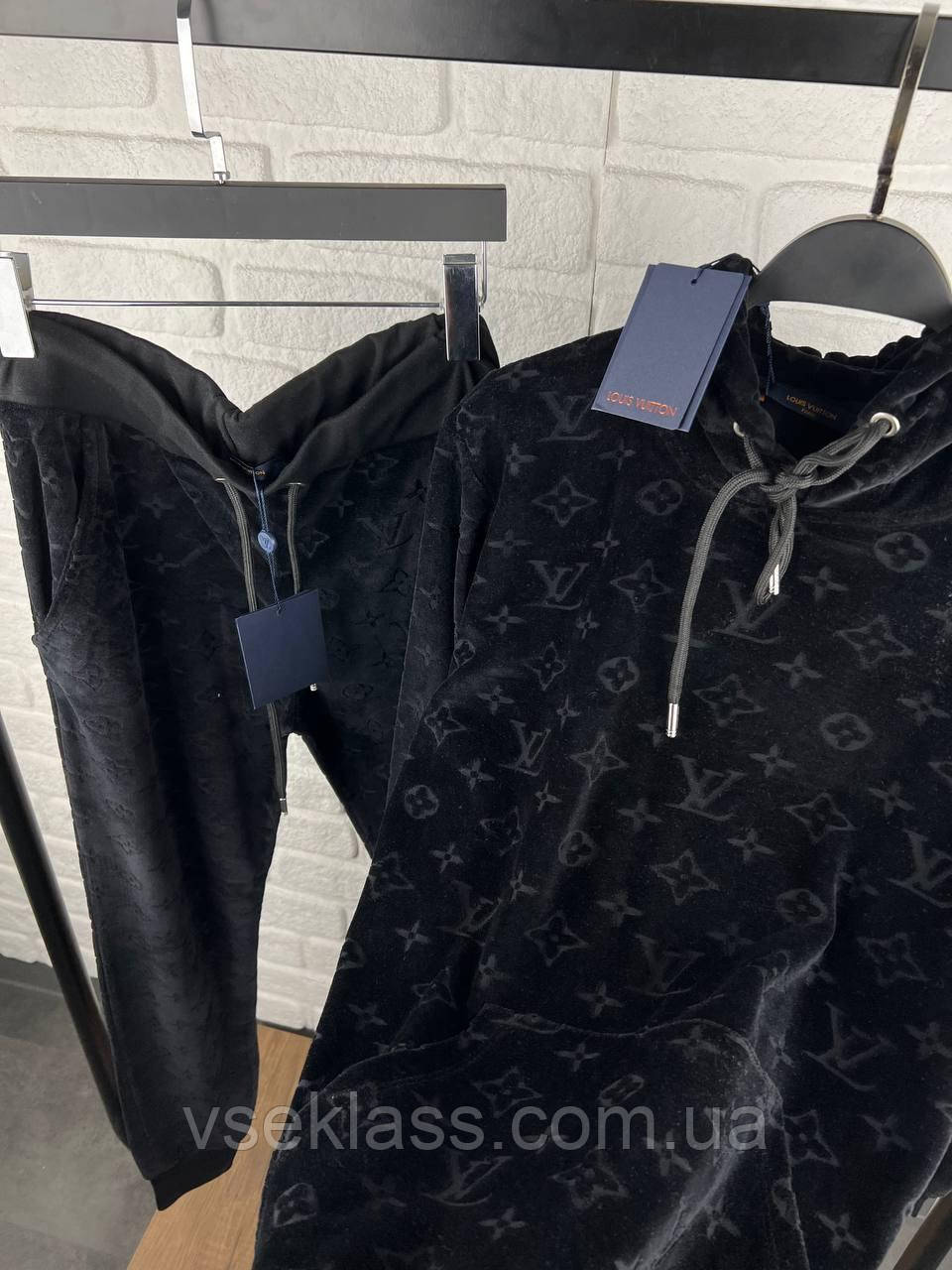 " М " Louis Vuitton бархатный модный женский спортивный костюм ...