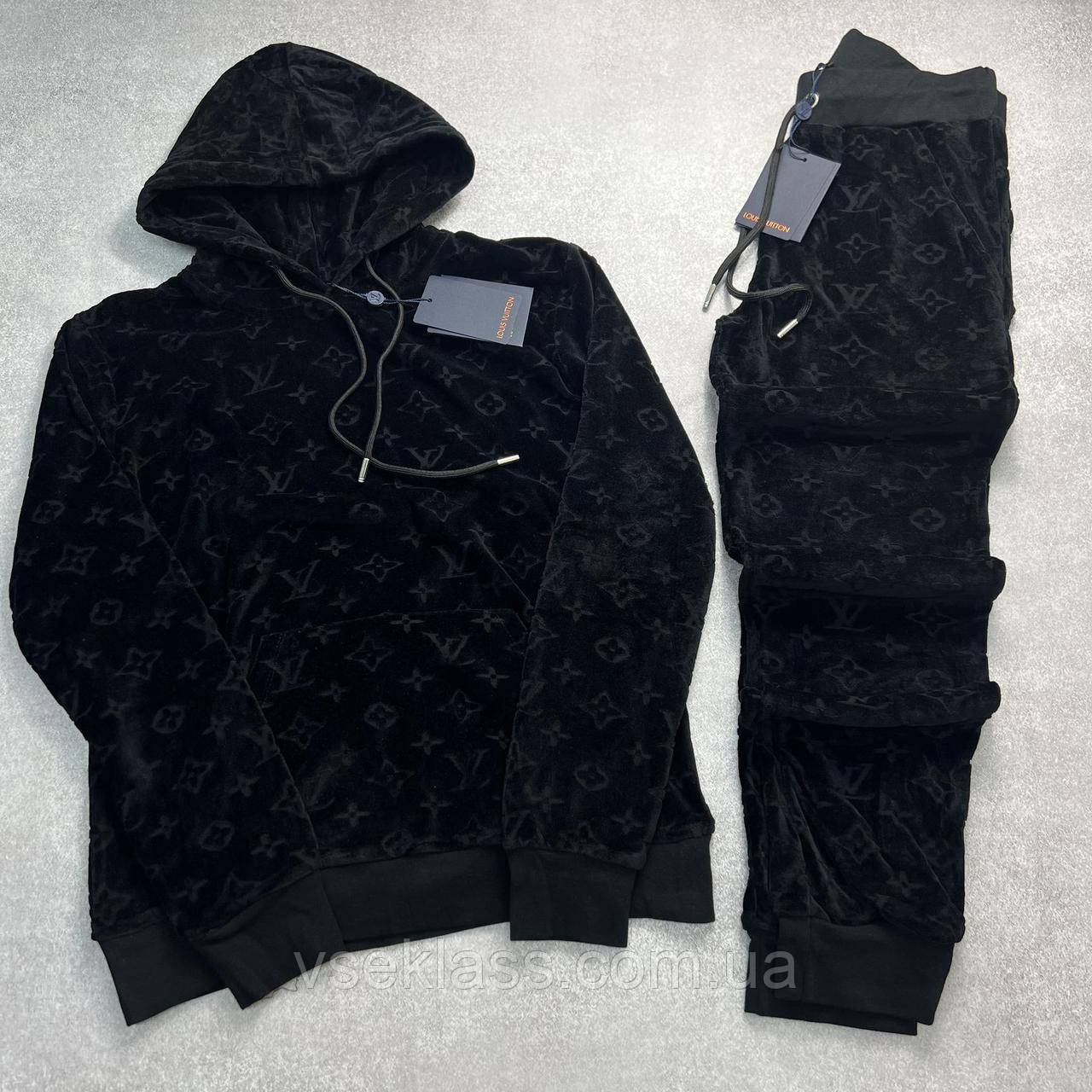 vuitton velour tracksuit