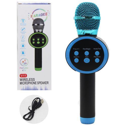 Микрофон беспроводной "Wireless Microphone", синий [tsi213256-TCI] - фото 1 - id-p1929763174