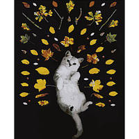 Картина по номерам "Осенний котик" [tsi215505-TCI]