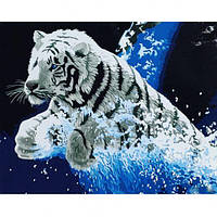 Картина по номерам "Белый тигр" [tsi215507-TCI]