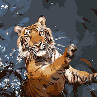 Картина по номерам "Тигр-ловец" [tsi215528-TCI]