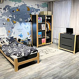 Ліжко підліткове Верес 1900×800 Ніцца, темно-сірий, фото 5