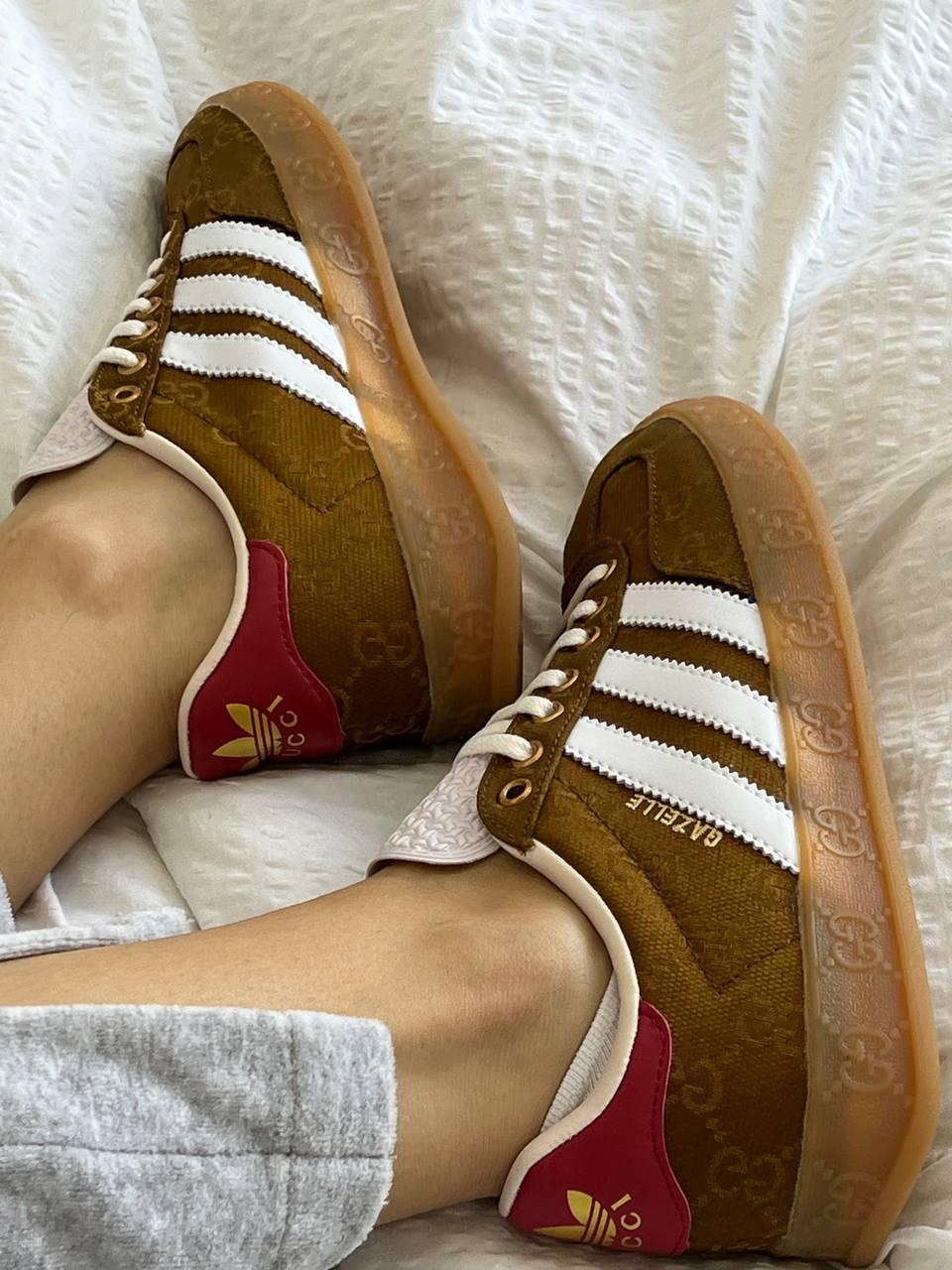 Adidas Gazelle x Gucci Caramel