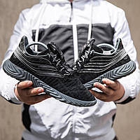 Мужские кроссовки Adidas Sobakov (чёрные) качественные повседневные спортивные кроссы 2307 топ