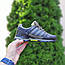 Чоловічі кросівки Adidas Terrex (чорні із зеленим) модні низькі кросівки 11044 Адідас vkross, фото 6