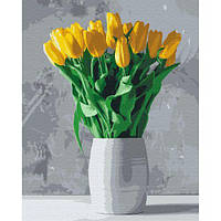 Картина по номерам "Букет из желтых тюльпанов" [tsi201532-TSI]