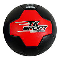 Мяч футбольный "TK Sport" №5, черный [tsi209810-TSI]