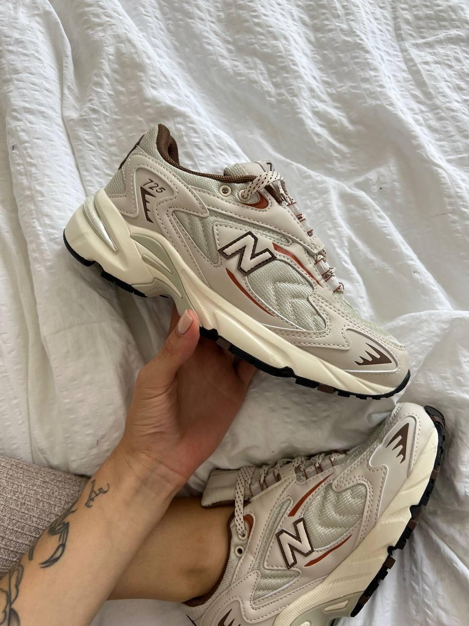 Чоловічі кросівки New Balance 725 Oatmeal (бежеві) спортивні якісні кроси NB050топ