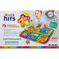 Килимок для малюків Kids Hits Тактильні елементи, дзеркало, яскраві стрічки, [tsi213964-TSI]