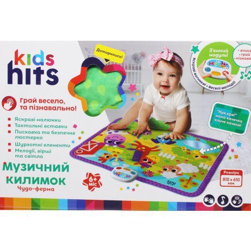 Килимок для малят муз. Kids Hits KH05/002 (10шт)"Веселий зоопарк",батар,муз.світло,тактильні елементи, дзерка - фото 1 - id-p1929790627