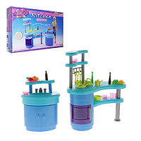 Меблі для барбі Gloria Кухня з барною стійкою